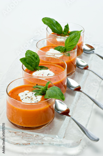 Tomato Soup Appetizer