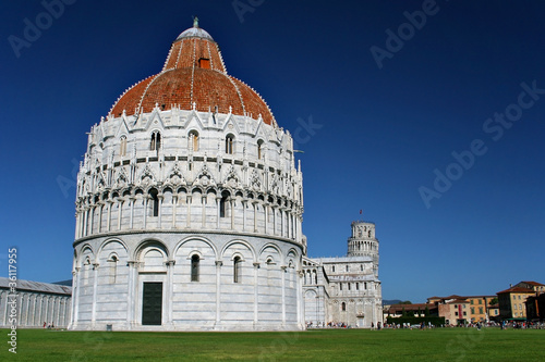 Obraz na płótnie Piazza dei Miracoli, Pisa, Toscana w salonie