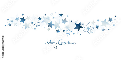 Blue Christmas Stars
