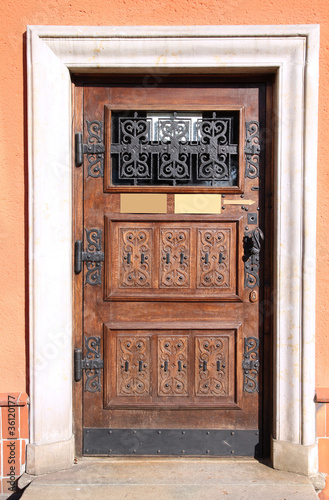 Old door in Gdansk, Poland #36120177