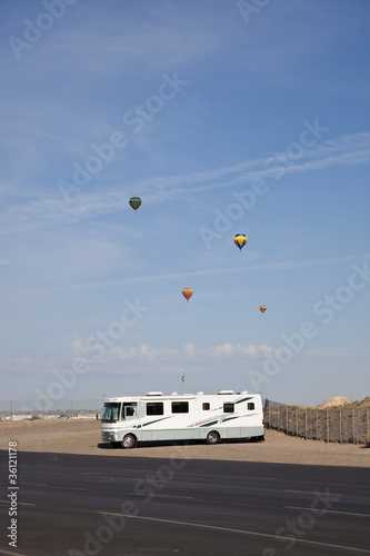 RV parked in Albuquerque