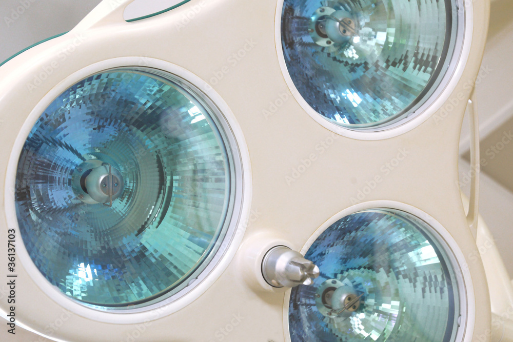 Lamp in a surgery room
