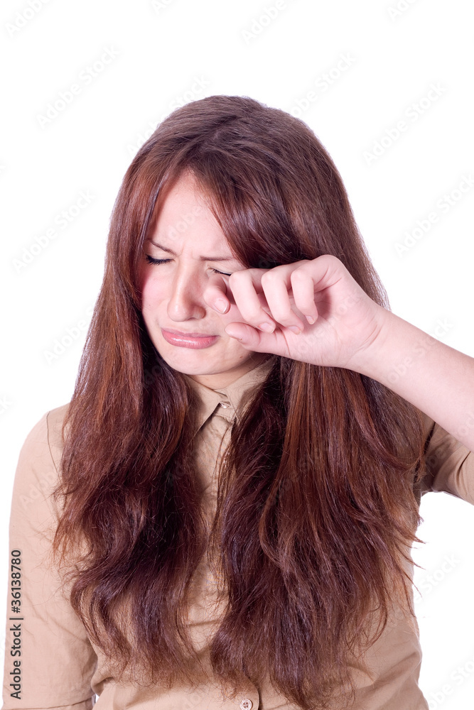 Crying woman