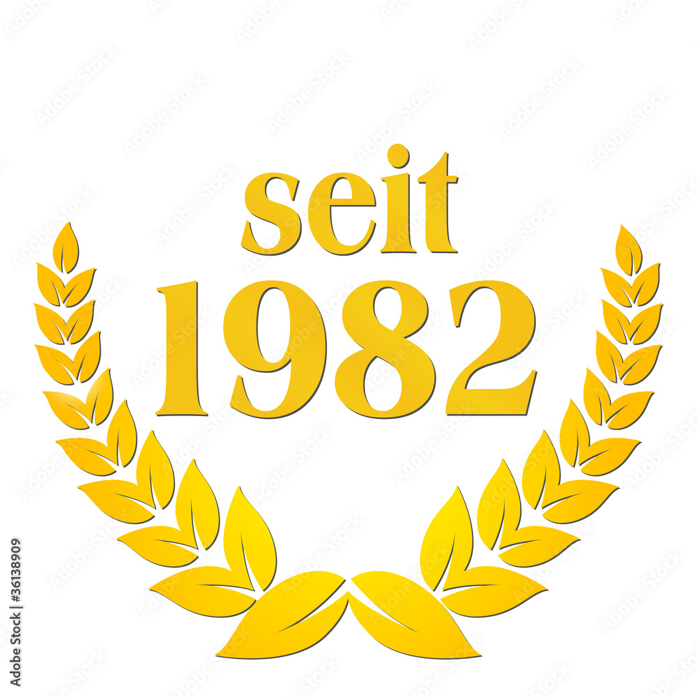 seit 1982 StockIllustration Adobe Stock