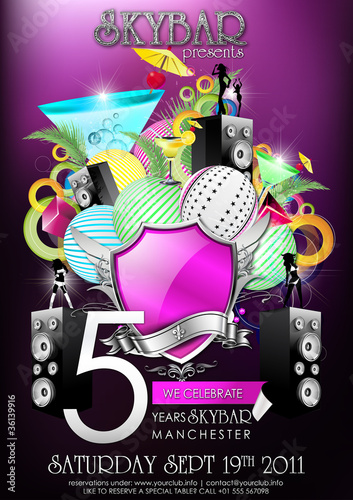 Abstrakt Flyer