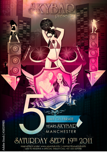 Flyer Retro Djane