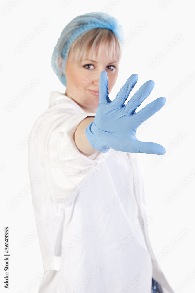 Young pretty doctor portrait Young pretty doctor portrait