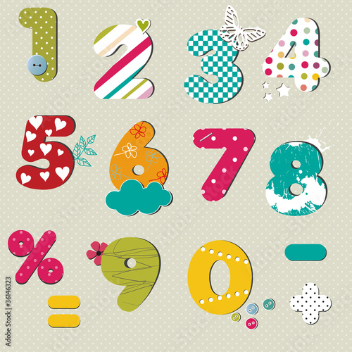 Colorful  numbers set