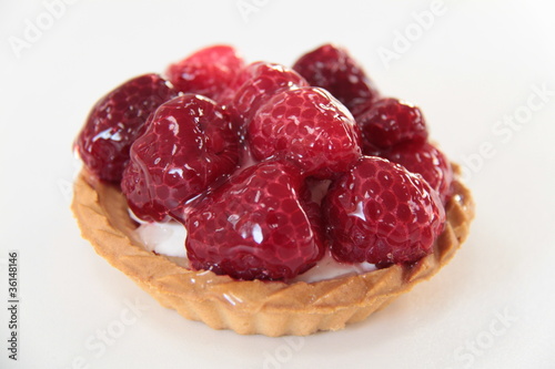 Billede på lærred raspberry tartlet