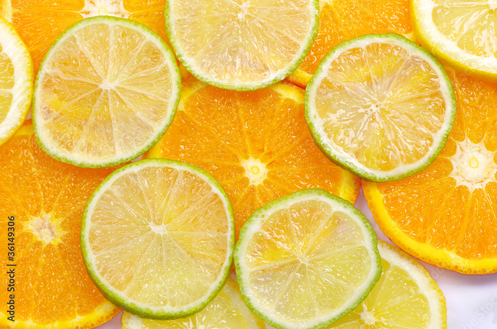 sliced citrus