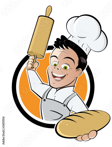 bäcker cartoon