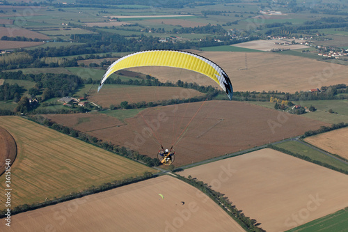 La Loire en paramoteur, Allier, auvergne