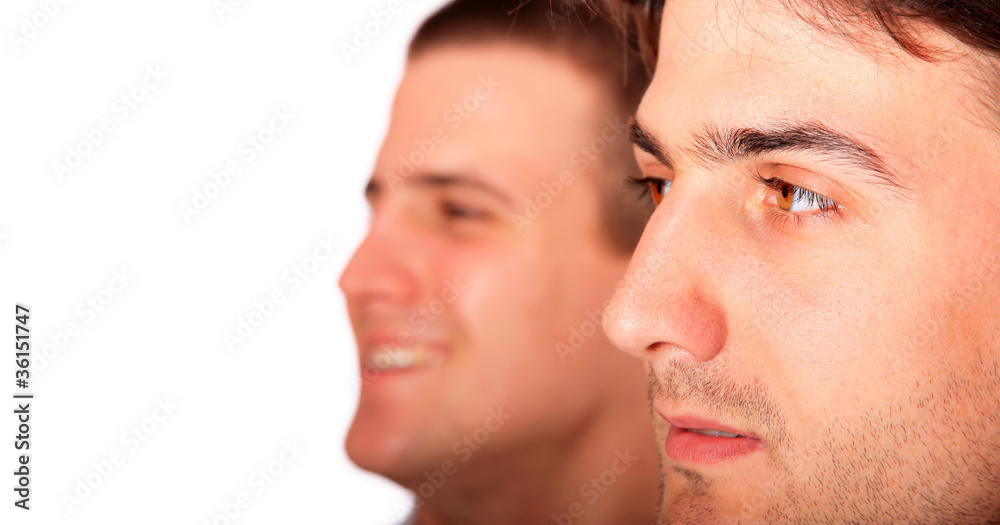 Portrait of business men working together Portrait of business men working together