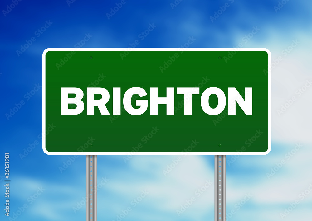 Green Road Sign - Brighton, England Green Road Sign - Brighton, England