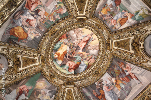 Rome church art - Basilica Santa Maria in Trastevere