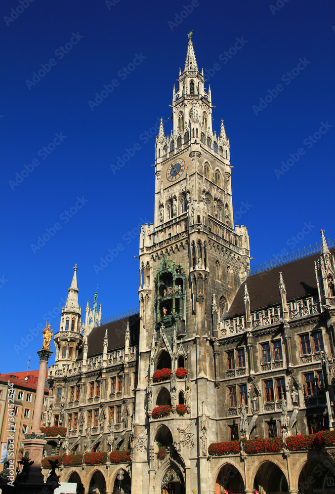 Fototapeta premium Rathaus von München