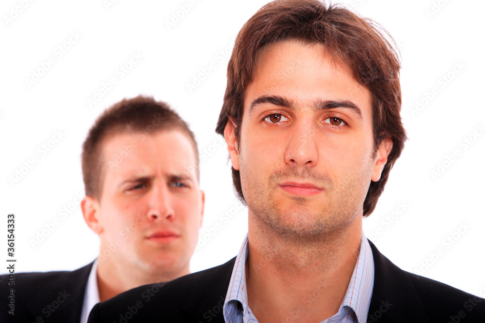 Portrait of business men working together Portrait of business men working together