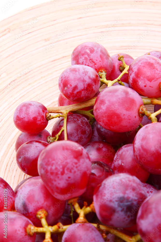 Fototapeta premium Image of red grape background