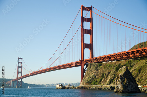 Golden Gate Bridge in San Francisco, California