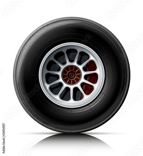 sports car wheel