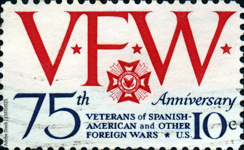 VFW. Veterans Foreign Wars. US Postage. photo