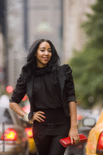 Beautiful Black Woman Smiling