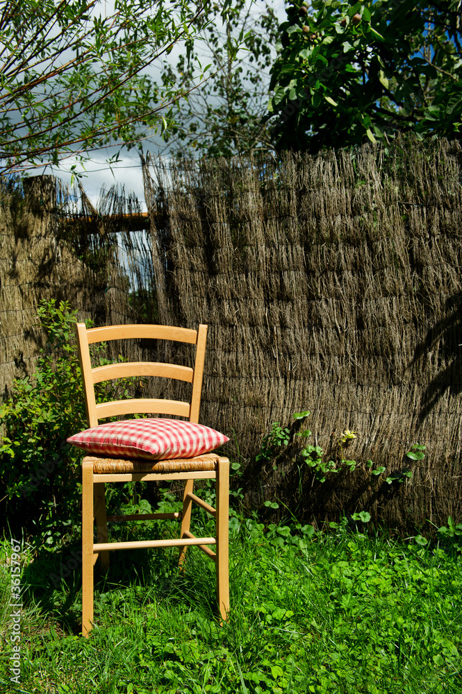 Chair in the garden
