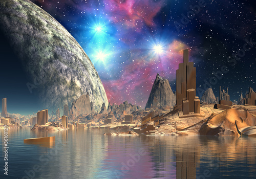 Fototapeta Naklejka Na Ścianę i Meble -  Ancient City Of Aaden -02