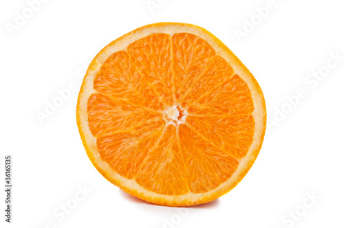 one fresh orange