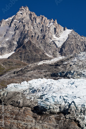 aiguille du midi, glacier des bossons photo