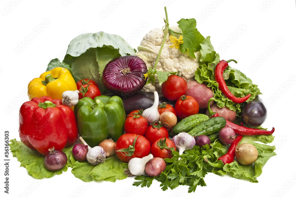 The group of vegetables