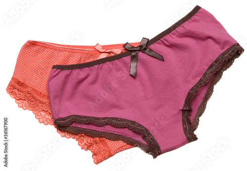 Canvastavla two panties with lace