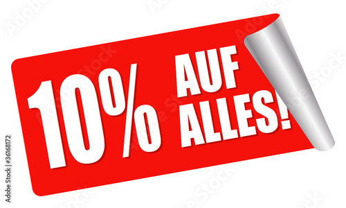 10 Prozent Rabatt auf ALLES