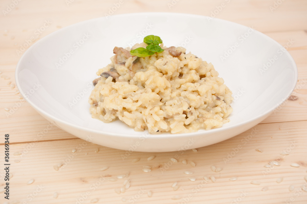 Risotto With Mushrooms
