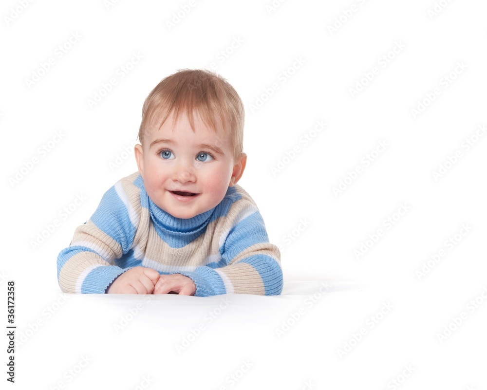 Baby boy isolated on white background Baby boy isolated on white background