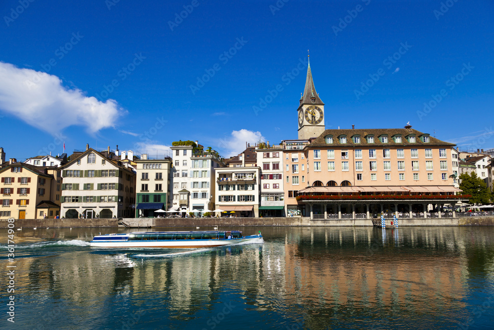 Limmat River in Zurich