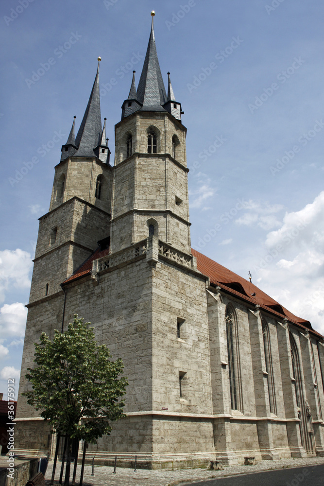 Fototapeta premium Jakobikirche (Stadtbibliothek) Mühlhausen