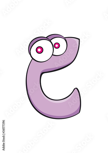 LETRA "C" FELIZ