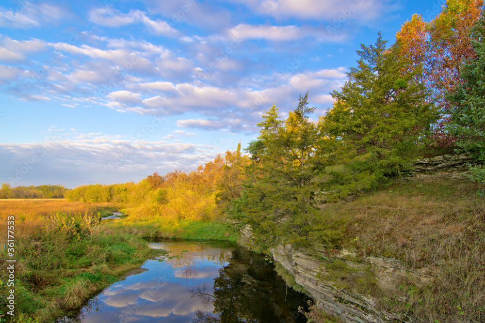 creek, rural illinois