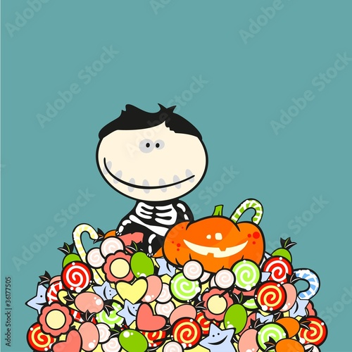 Halloween boy