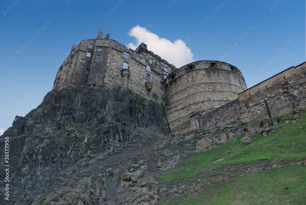 Edinburgh Castle side view