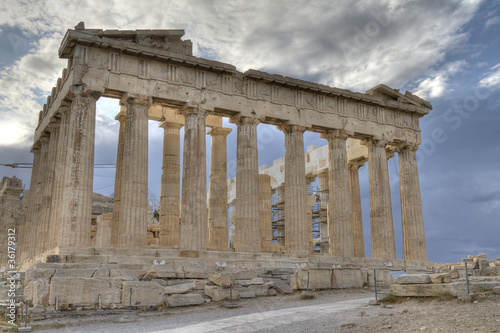 Acropolis and parthenon Athens Greece