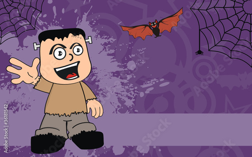 frankenstein cartoon background8