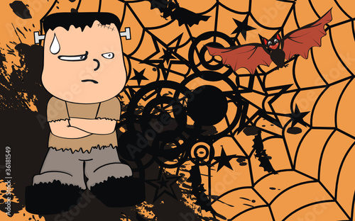 frankenstein cartoon background7