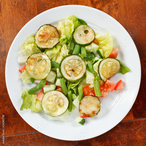 salad with zucchini