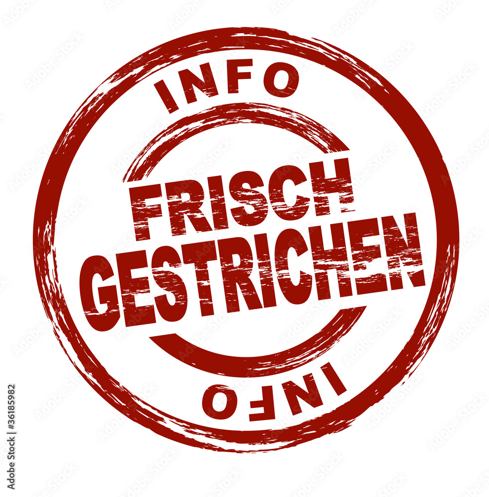 Frisch gestrichen