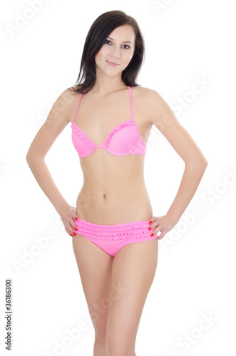 Portrait of the young beautiful girl
