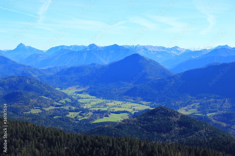 Fototapeta krajobraz w Alpach