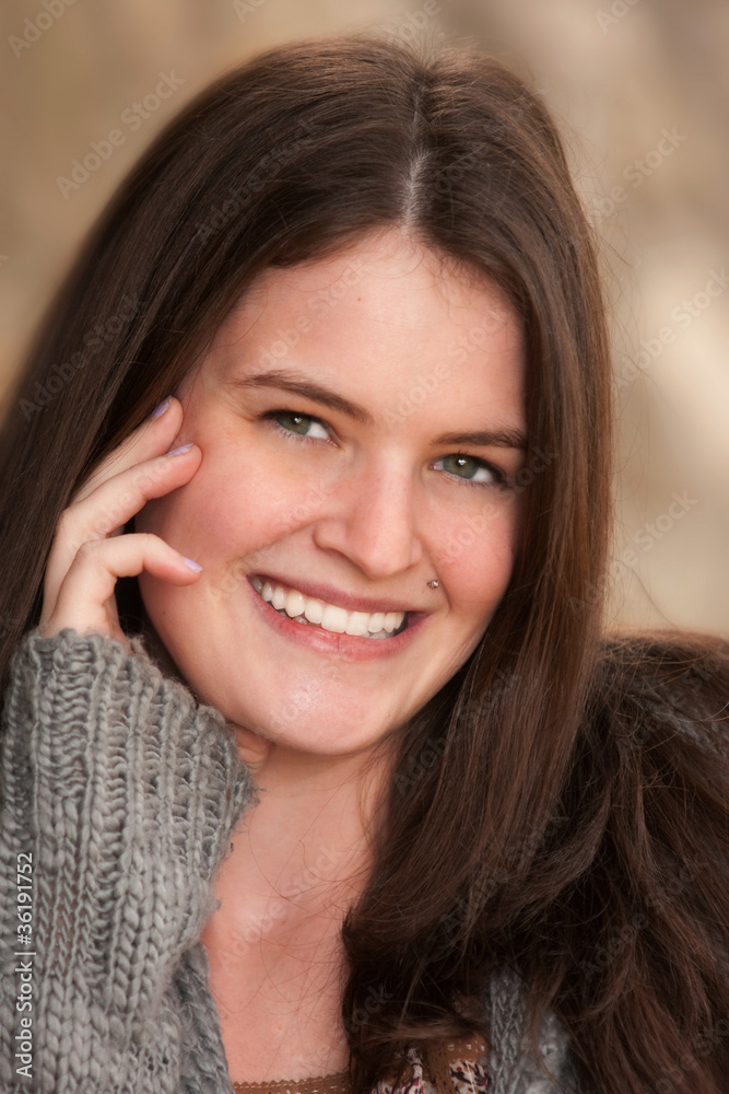 Young woman smiling Young woman smiling