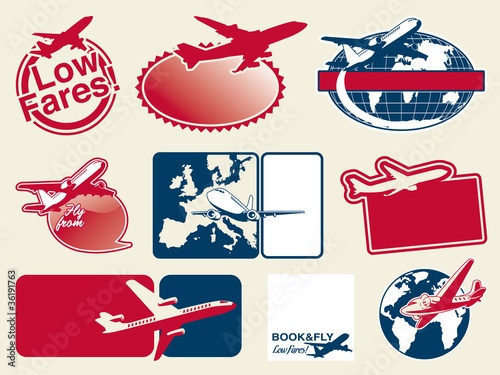 Airline promotion labels